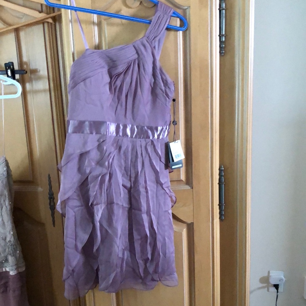 NWT - Adrianna Papell one shoulder dress